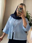 شومیز باکسی شیشه ای