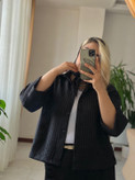 شومیز باکسی شیشه ای