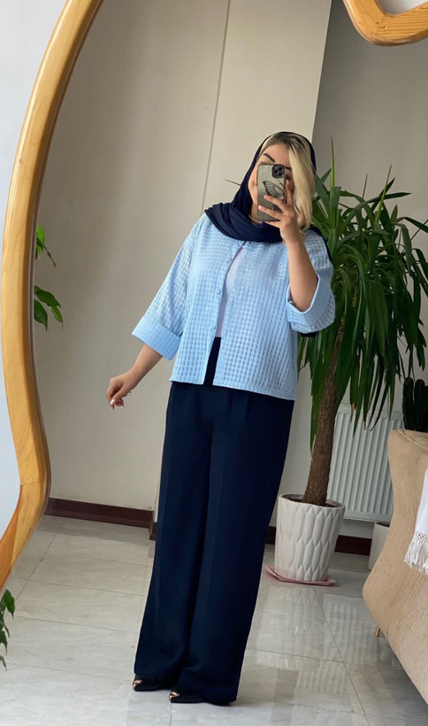 شومیز باکسی شیشه ای