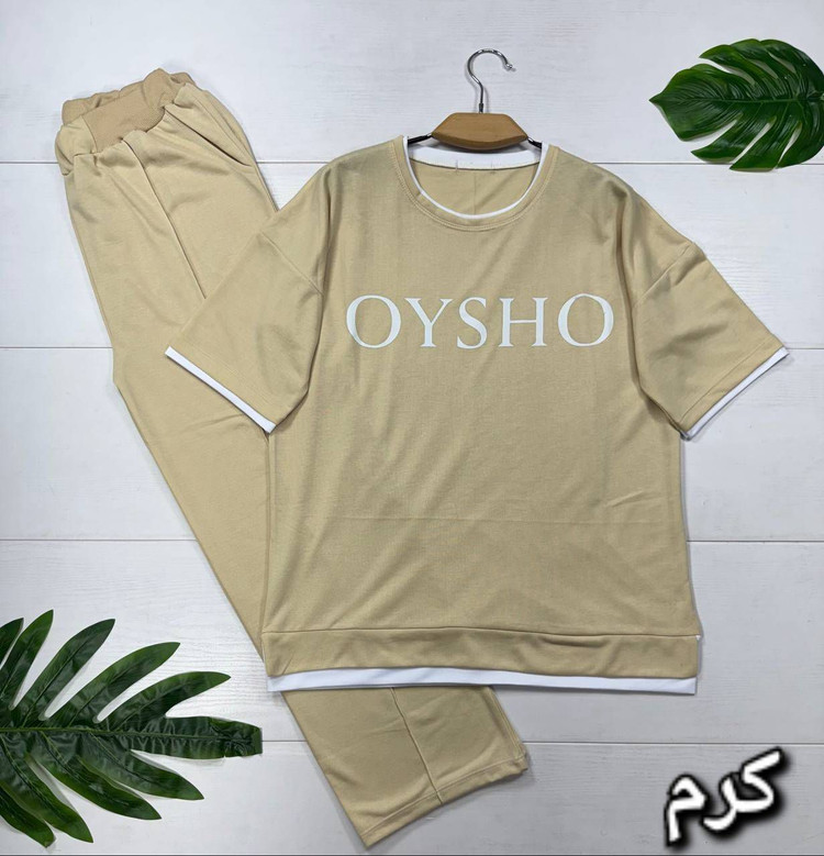 تیشرت آستین کوتاه و شلوار oysho