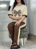 ست تیشرت شلوار پاپیون