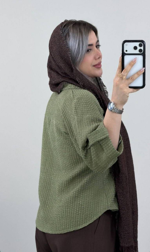 مانتو شومیزی تک جیب
