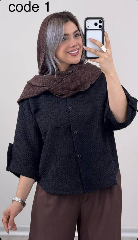 مانتو شومیزی تک جیب