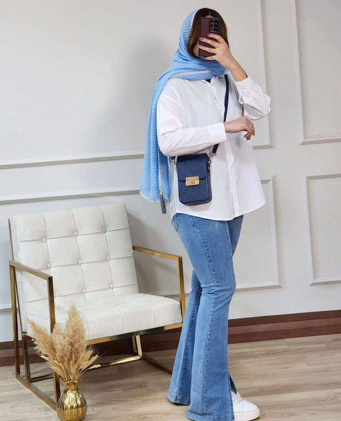 شومیز ساده سفید