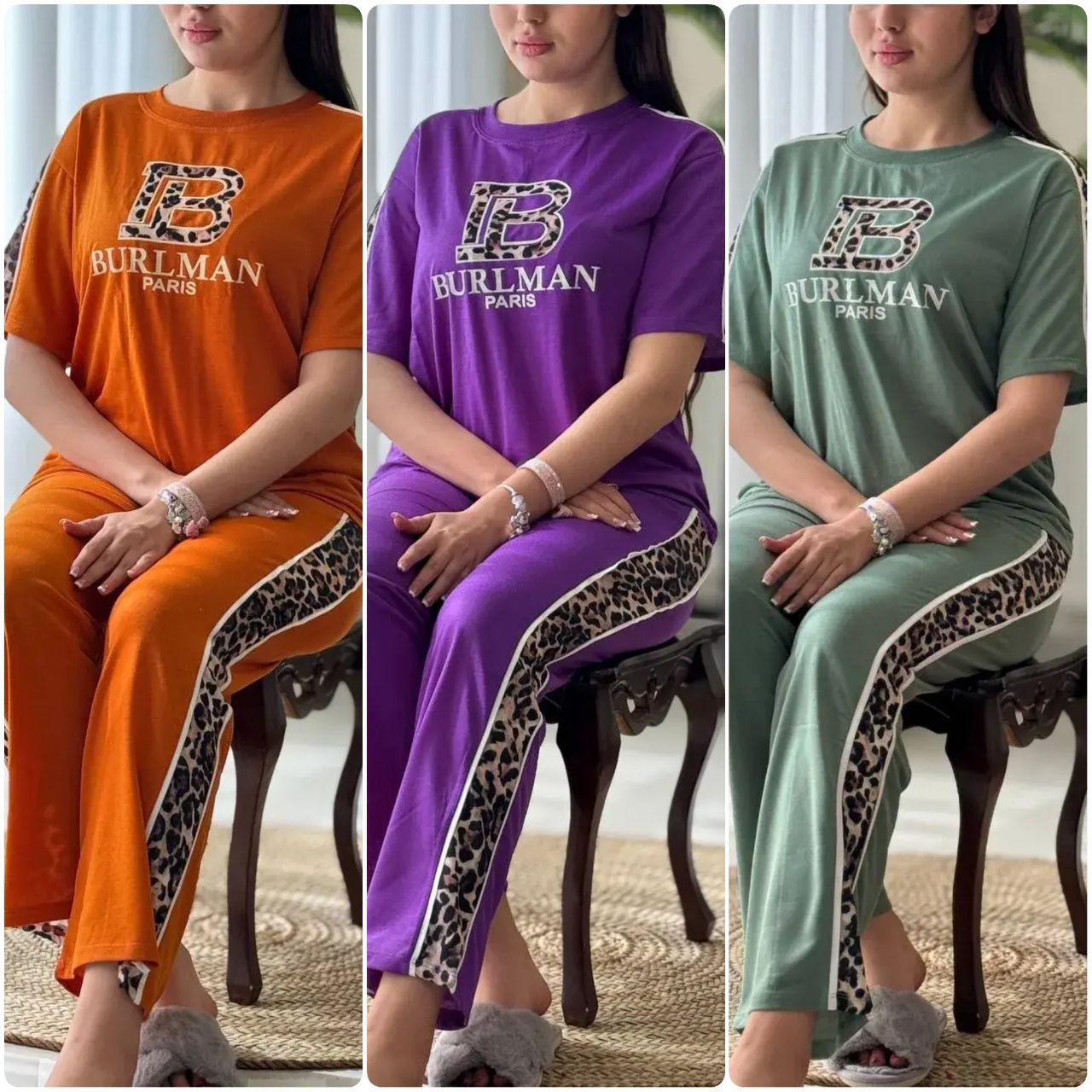 : تیشرت و شلوار پلنگی B