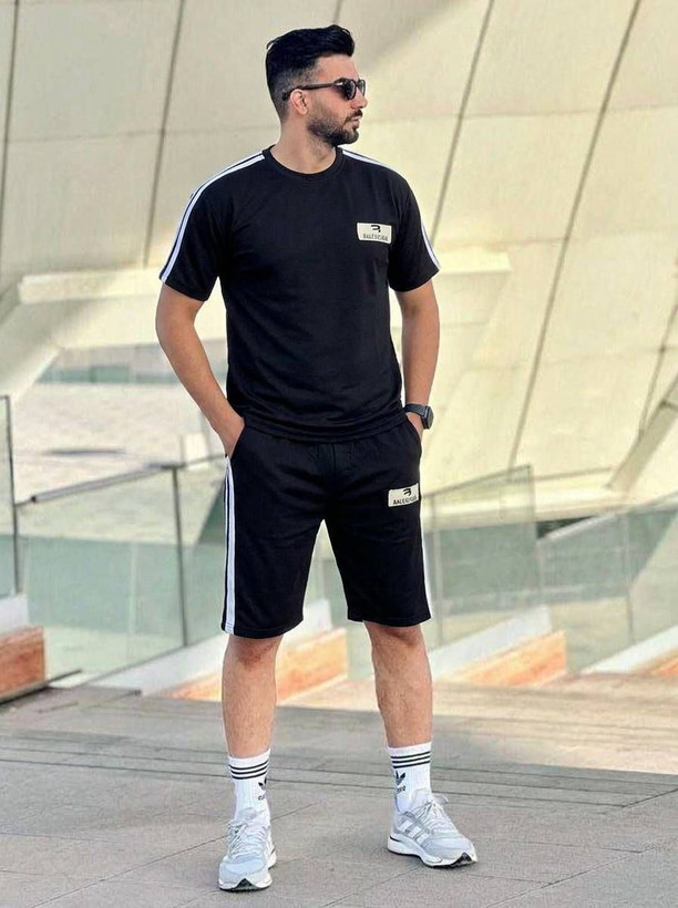 ست تیشرت شلوارک مردانه Balenciaga