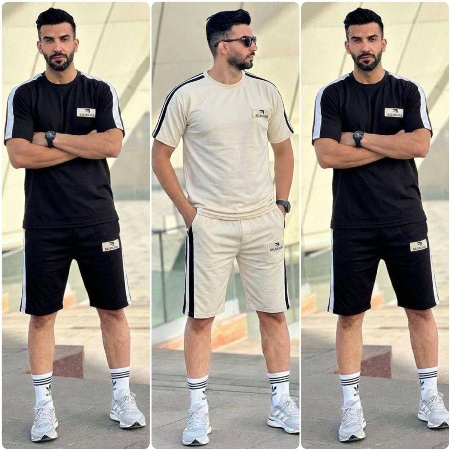 ست  تیشرت شلوارک مردانه Balenciaga