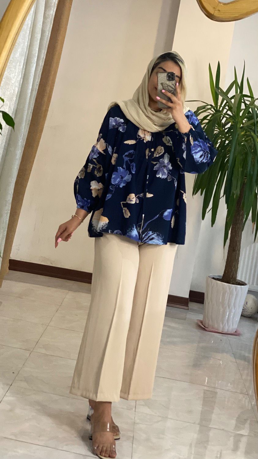 شومیز عروسکی گلدار
