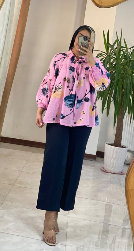 شومیز عروسکی گلدار