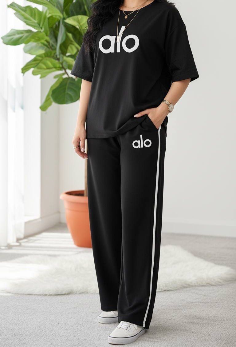 تیشرت شلوار طرح ALO