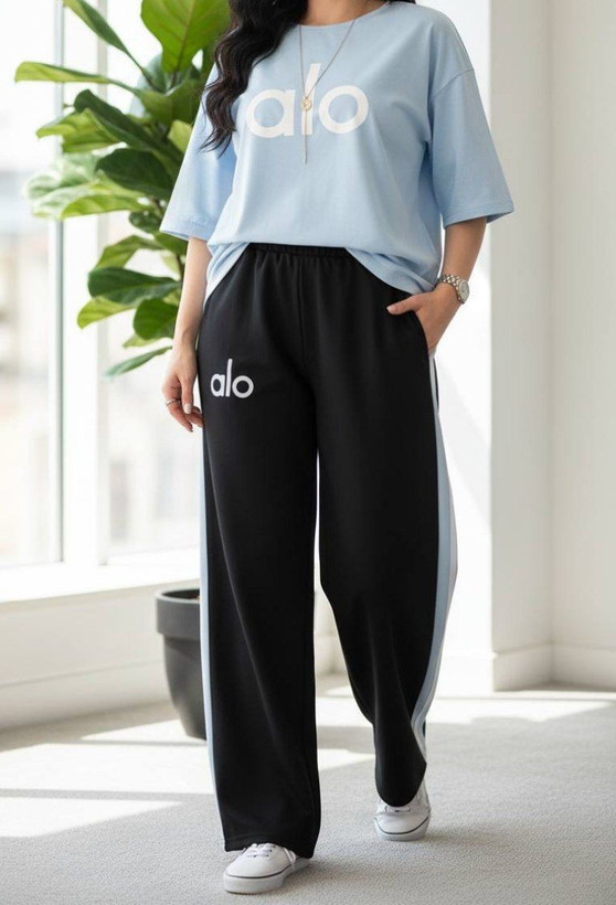 تیشرت شلوار طرح ALO