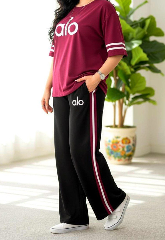 تیشرت شلوار طرح ALO