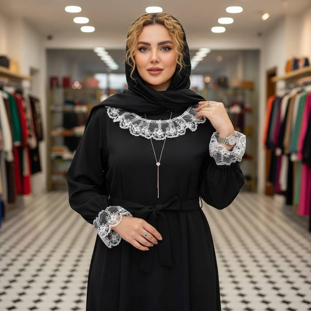پیراهن عبایی محبوبه