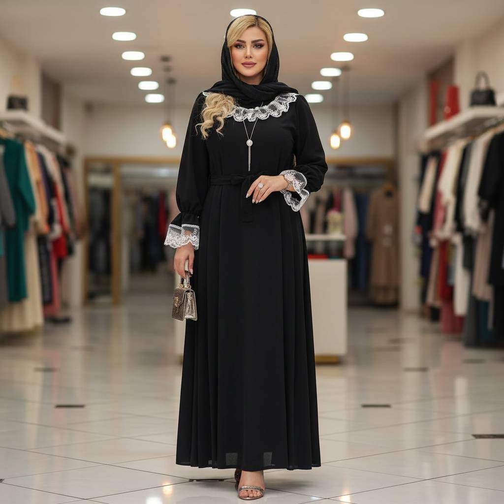 پیراهن عبایی  محبوبه