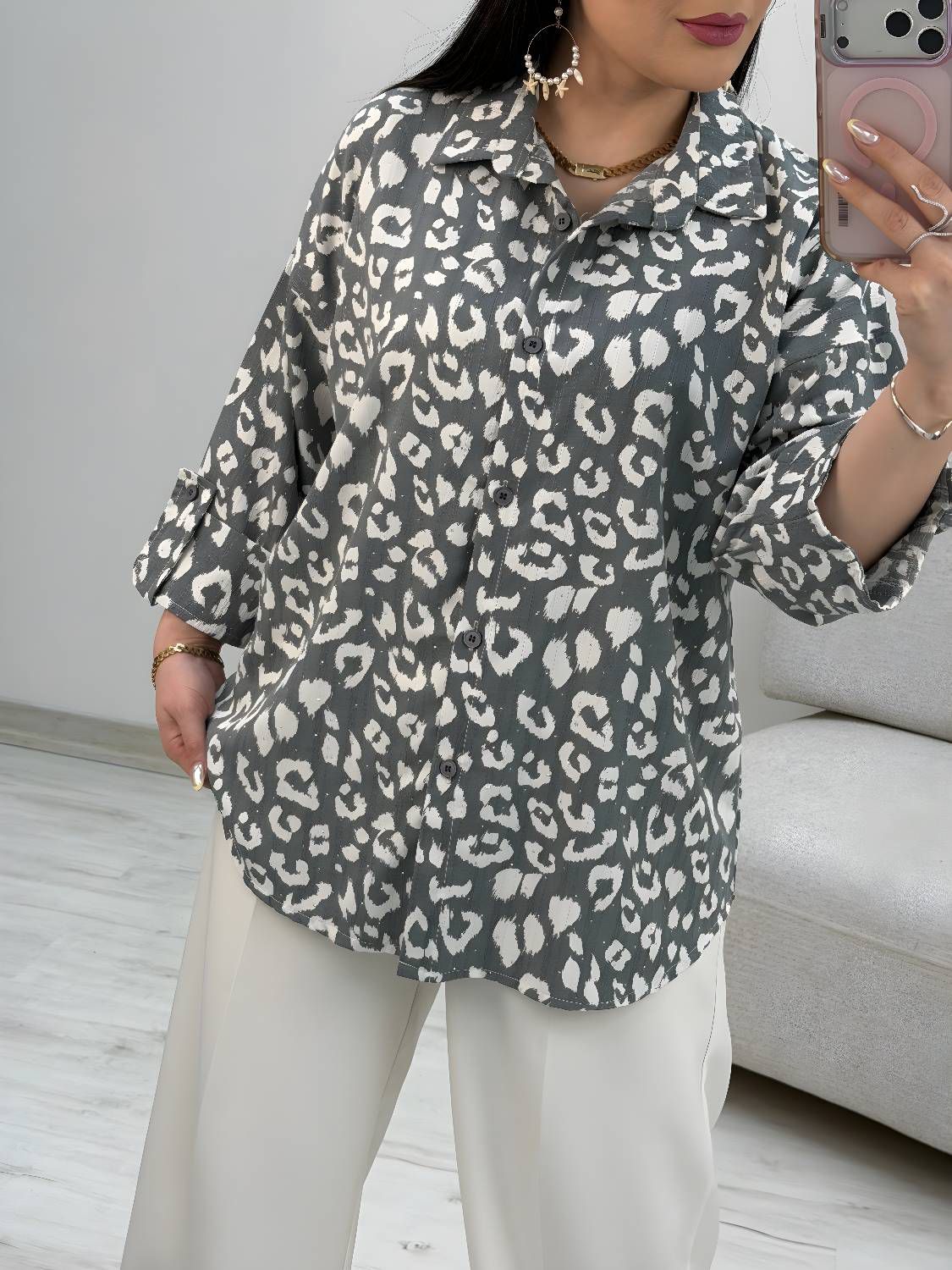 شومیزطرح پلنگی فرشته