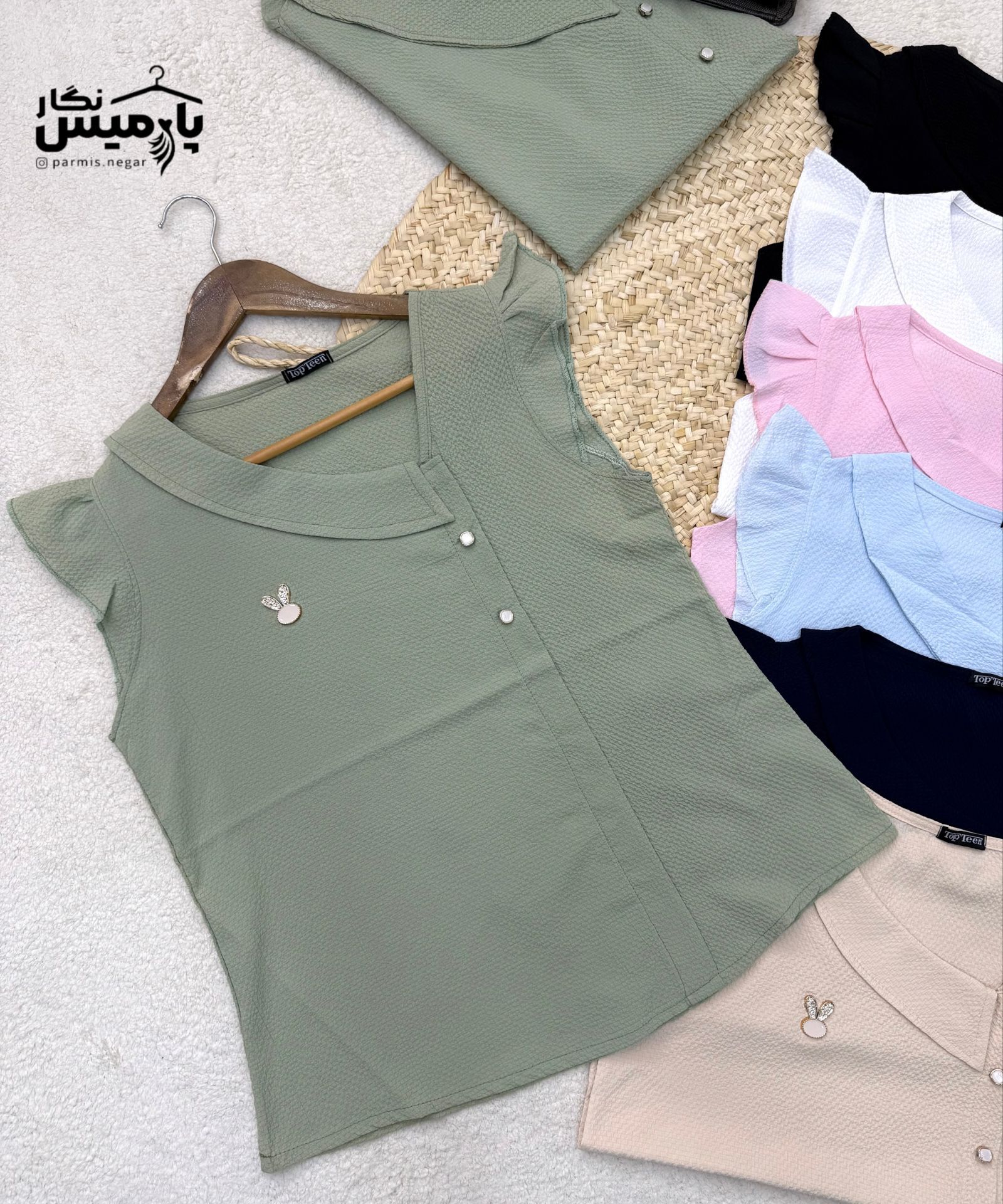 تاپ بغل پیله دکمه خرگوشی