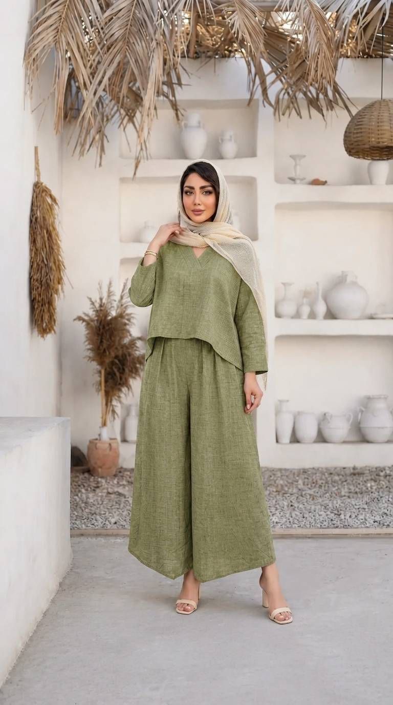 ست شومیز و شلوار غزل
