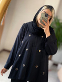 مانتو قوارهدار قلب