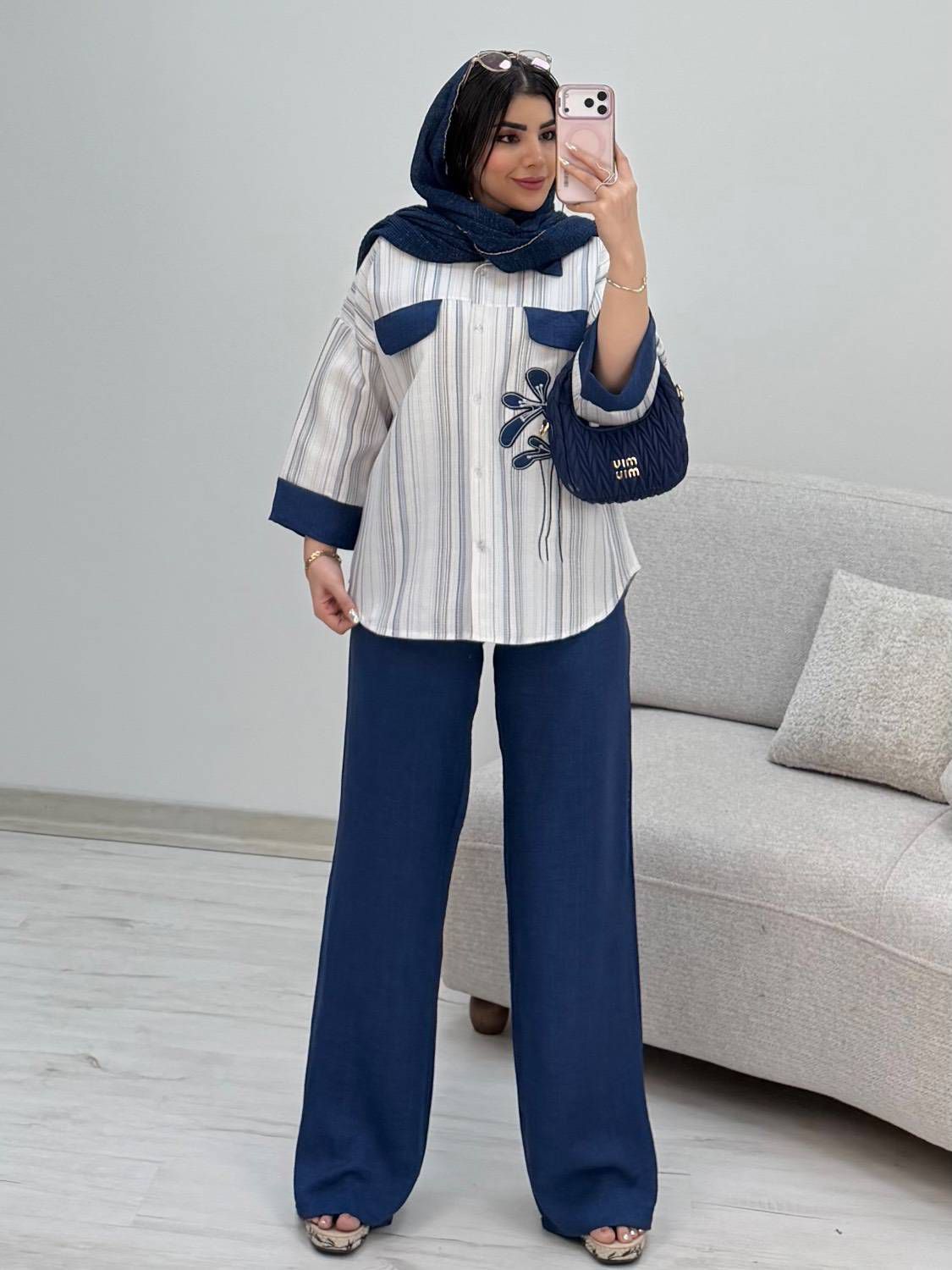 شومیز شلوار نوگل