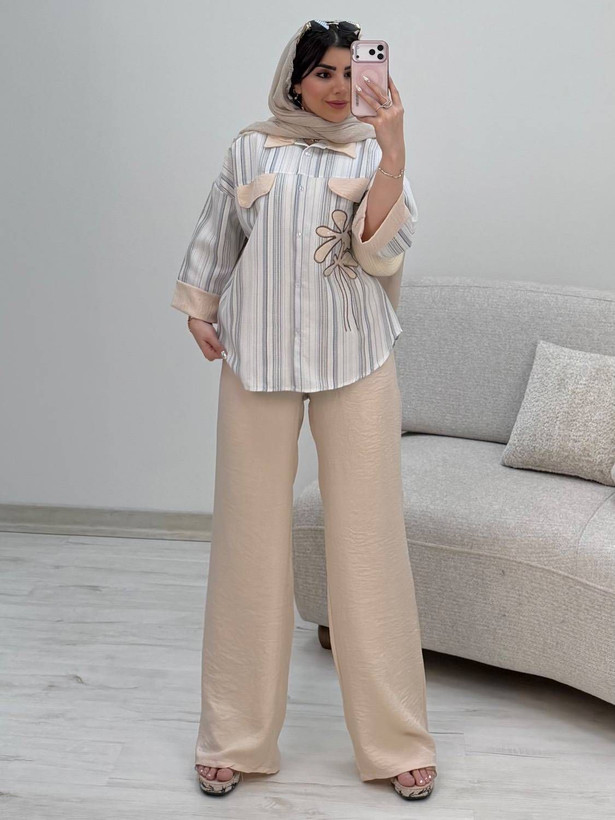 شومیز شلوار نوگل