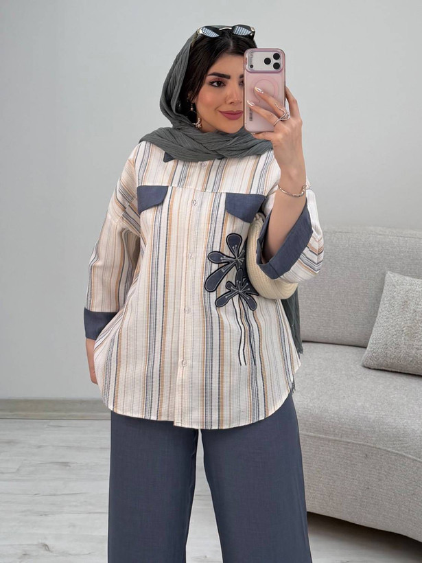 شومیز شلوار نوگل