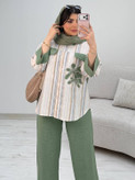 شومیز شلوار نوگل