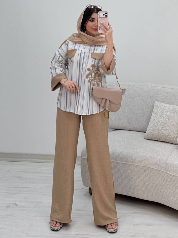 شومیز شلوار نوگل