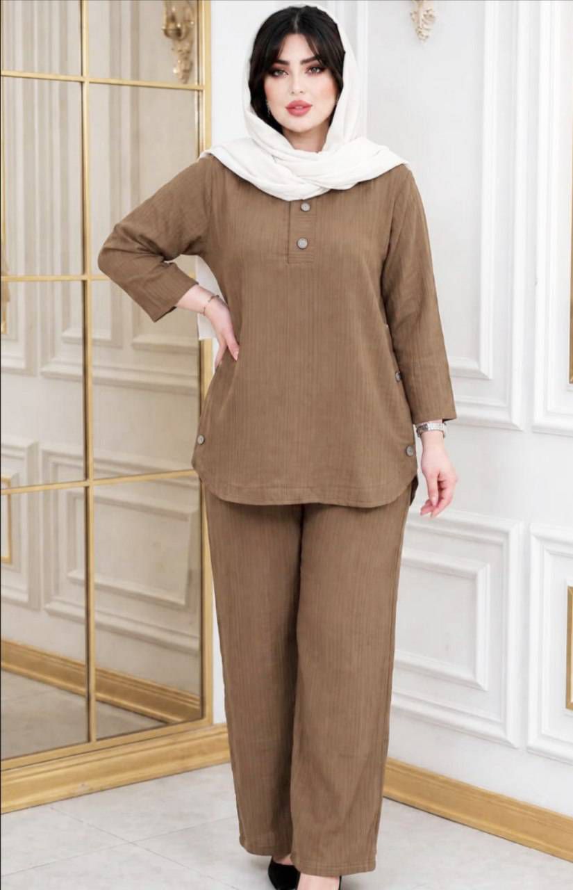 ست شومیز شلوار میخک