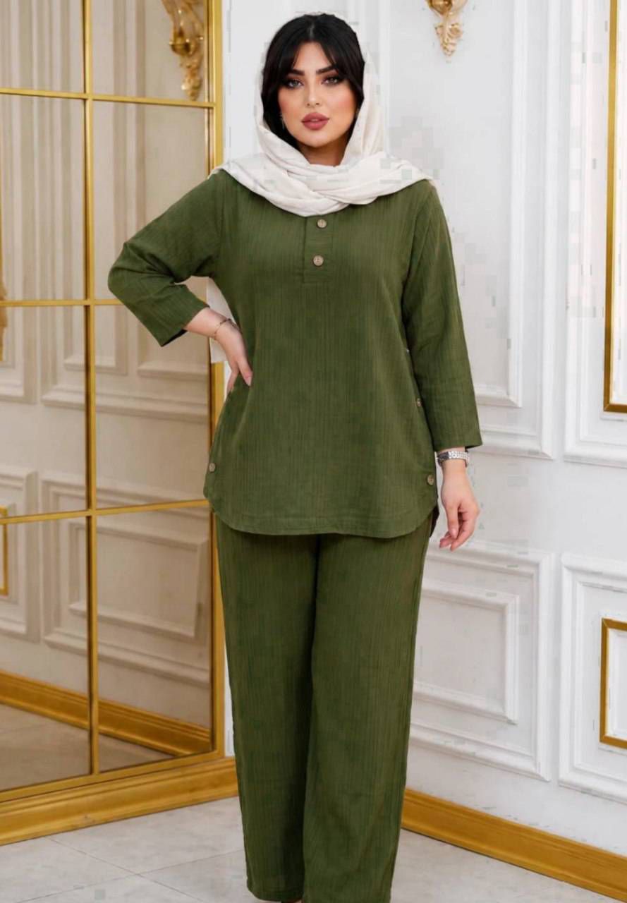 ست شومیز شلوار میخک