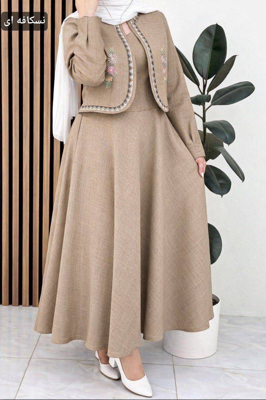 ست کت سارافون گلدوزی ژیوا