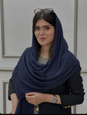 شال کتان رنگی