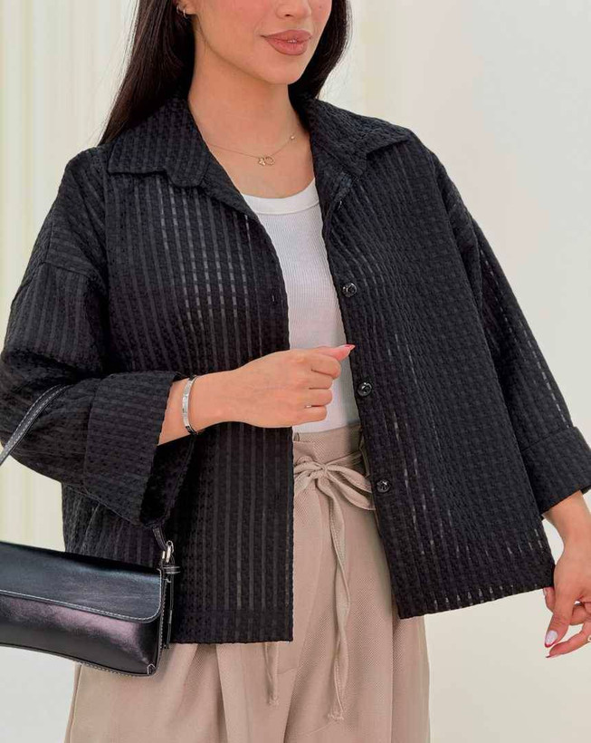 شومیز باکسی حصیری