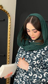 پیراهن ساحلی گل دار ریز