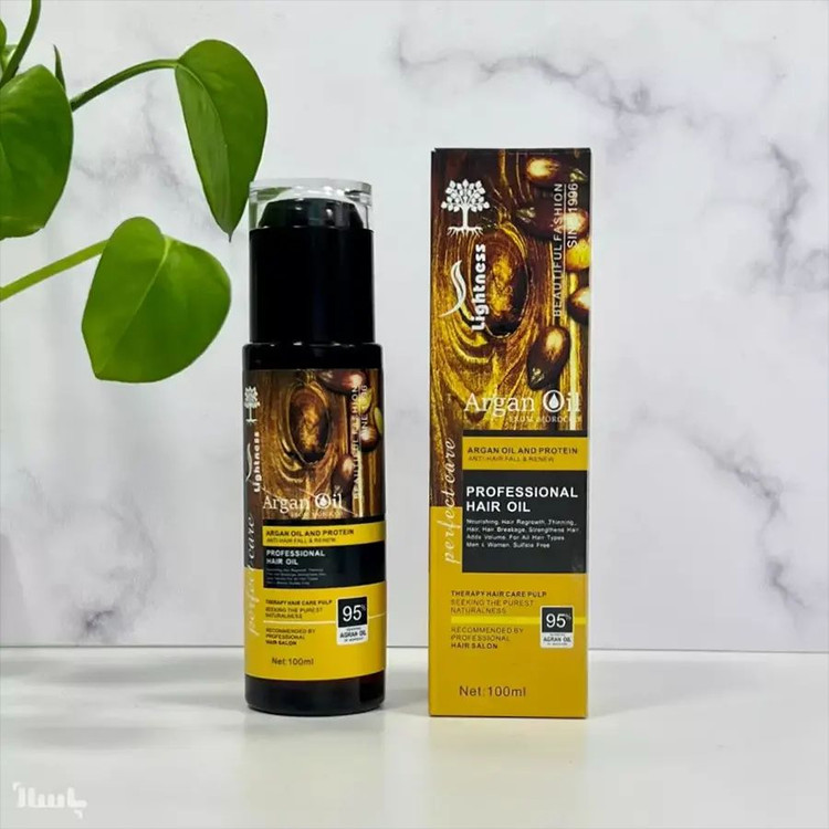 روغن آرگان لایتنس جلوگیری از موخوره و ضد ریزش