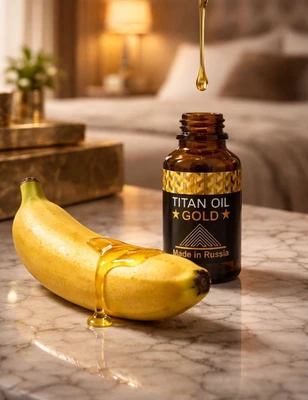 روغن تیتان طلایی افزایش سایز اقایان ( اصل روسیه وارداتی 1عددی) با ضمانتORJINAL