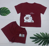 ست تیشرت و شورتک خرسی