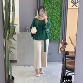 ست مانتو شلوار شنیز مجلسی
