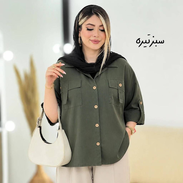 شومیز تابستونی جیب بندی