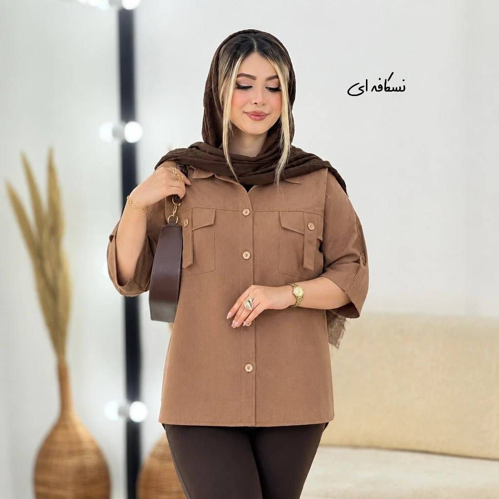 شومیز تابستونی جیب بندی