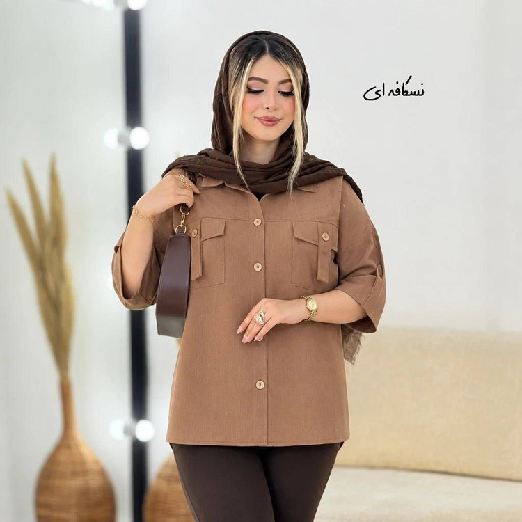 شومیز تابستونی جیب بندی
