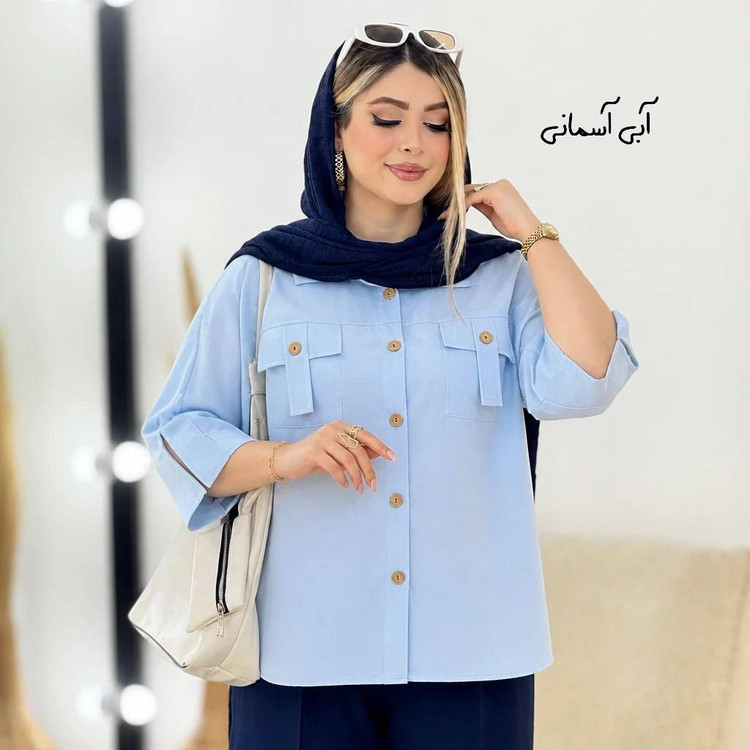 شومیز تابستونی جیب بندی