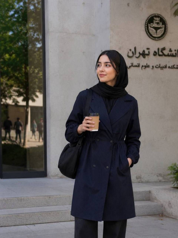 مانتو دانشجویی دیپلمات
