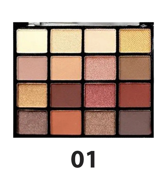 پالت سایه چشم 16 رنگ گرل مدل ULTIMATE اصل بدون سرب