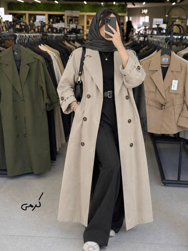 بارونی آستر دار خزان